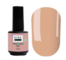 Base Kira Nails French Base #006 warm beige, 15 ml
