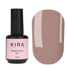 База Kira Nails French Base №007 светло-коричневый, 15 мл