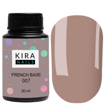 База Kira Nails French Base №007 светло-коричневый, 30 мл