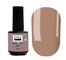 База Kira Nails French Base №008 теплий коричневий, 15 мл