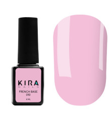 База Kira Nails French Base №010 нежно-розовый, 6 мл