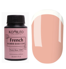 База Komilfo French Rubber Base №001 Dusty Rose бочонок, 30 мл