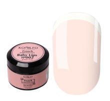 Base Komilfo French Rubber Base No. 002 Baby lips jar, 30 ml
