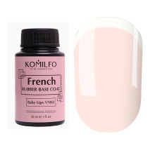 Base Komilfo French Rubber Base No. 002 Baby Lips barrel, 30 ml