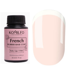 База Komilfo French Rubber Base №002 Baby Lips бочонок, 30 мл