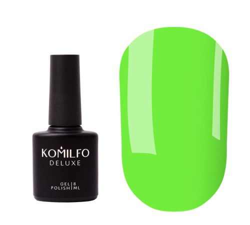 База Komilfo Kaleidoscopic Base №011 салатовий неон, 8 мл