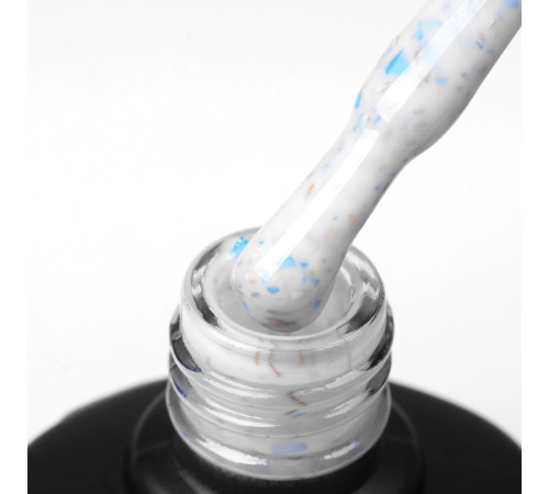 Komilfo Potal Base P008 milky with blue and gold potal, 8 ml