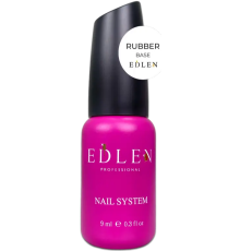 База для гель лака Edlen Rubber base, каучуковая, 9 мл