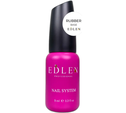 Base for gel varnish Edlen Rubber base, rubber, 9 ml