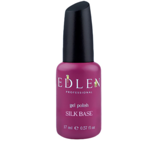 Base for gel varnish Edlen Silk base with silk fibers, 17 ml