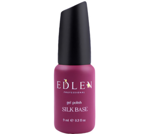 База для гель лаку Edlen Silk base з шовковими волокнами, 9 мл