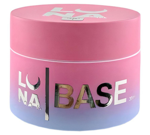 Base for gel polish Luna Rubber Base transparent, 30 ml