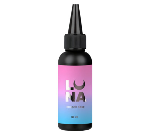 Luna Rubber Base gel polish base, transparent, 60 ml