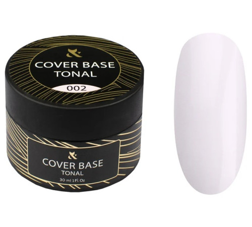 База для гель-лаку FOX Tonal Cover Base №002  молочно-рожевий банка, 30 мл