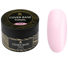 Base for gel polish FOX Tonal Cover Base No. 004 pink can, 30 ml