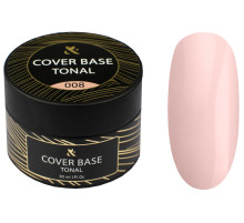 База для гель-лаку FOX Tonal Cover Base №008 тілесний банка, 30 мл