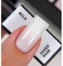 База для ногтей BIBLIOTEKA Cover base №02 Milk, молочная, 10 мл