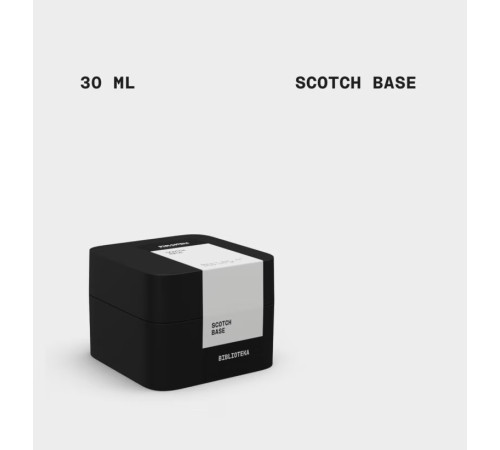 База для нігтів BIBLIOTEKA Scotch base, прозора, 30 мл