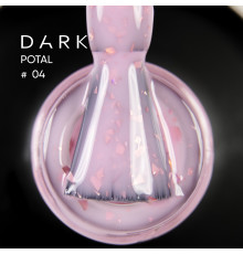 База для ногтей DARK Potal Base №04, розовая с талью, 15 мл