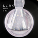 База для нігтів DARK Potal Base №30, рожева з поталлю, 15 мл