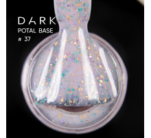 Nail base DARK Potal Base No. 37, purple with potal, 15 ml