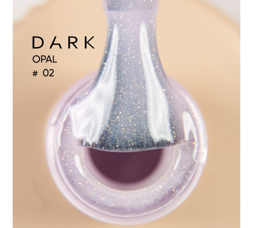 Nail base DARK Pro Base Opal No. 2, milky pink with shimmer, 15 ml