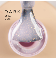 База для ногтей DARK Pro Base Opal №4, молочно-бежевая с шиммером, 15 мл