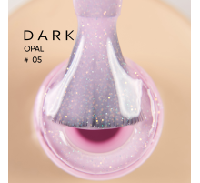 База для нігтів DARK Pro Base Opal №5, молочно-рожева з шиммером, 30 мл