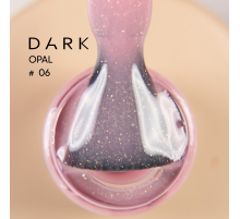 Nail base DARK Pro Base Opal No. 6, nude with shimmer, 15 ml
