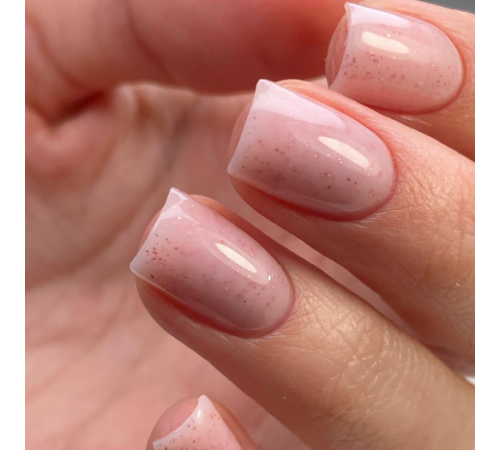 Nail base DARK PRO base Pink Potal No. 03, nude with potal, 15 ml
