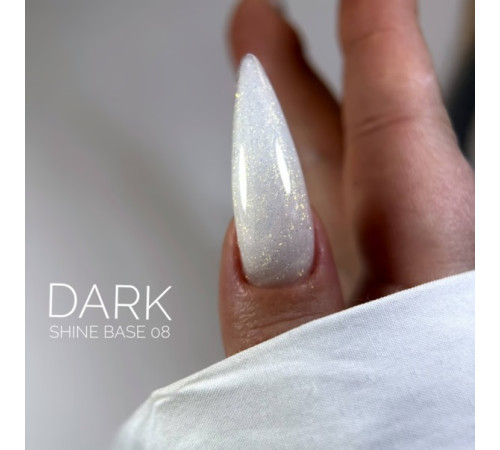 Nail base DARK PRO base Shine No. 08, pearlescent, 15 ml
