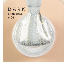 База для нігтів DARK PRO base Shine №08, перламутрова, 15 мл