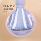 База для нігтів DARK PRO base Shine №12, лавандова з блакитним шиммером, 15 мл