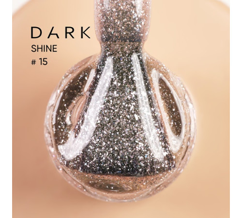 База для нігтів DARK PRO base Shine №15, 15 мл