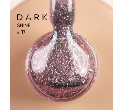 Nail base DARK PRO base Shine No. 17, 15 ml