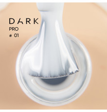База для ногтей DARK PRO base №01, молочная холодная, 30 мл