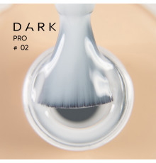 База для ногтей DARK PRO base №02, молочная теплая, 15 мл