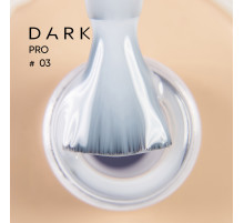 База для нігтів DARK PRO base №03, молочна полупрозора, 15 мл