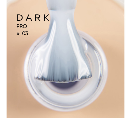 Nail base DARK PRO base No. 03, milk translucent, 15 ml
