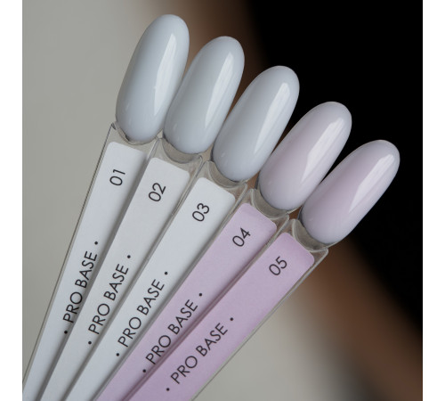 Nail base DARK PRO base No. 03, milk translucent, 30 ml