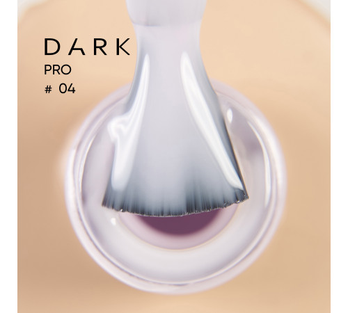 База для нігтів DARK PRO base №04, молочно-рожева, 15 мл