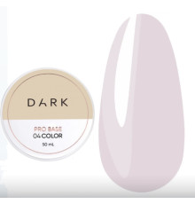 База для ногтей DARK PRO base №04, молочно-розовая, 50 мл