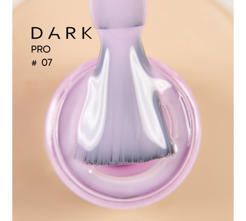 База для нігтів DARK PRO base №07, рожево-фіолетова, 15 мл