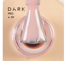 База для нігтів DARK PRO base №09, нюдова, 15 мл