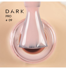 База для нігтів DARK PRO base №09, нюдова, 15 мл