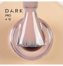 База для нігтів DARK PRO base №12, темно-бежева, 30 мл