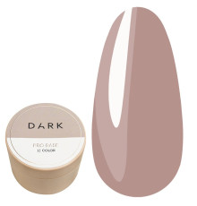DARK PRO base nail polish No. 12, dark beige, 50 ml