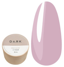 База для нігтів DARK PRO base №13, світло-бузковий, 30 мл