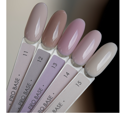 Nail base DARK PRO base No. 14, milky beige, 15 ml