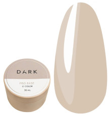 База для нігтів DARK PRO base №15, слонова кістка, 30 мл